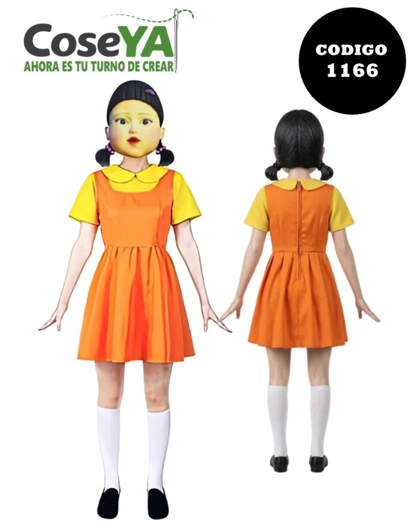 Disfraz muñeca (juego del calamar)