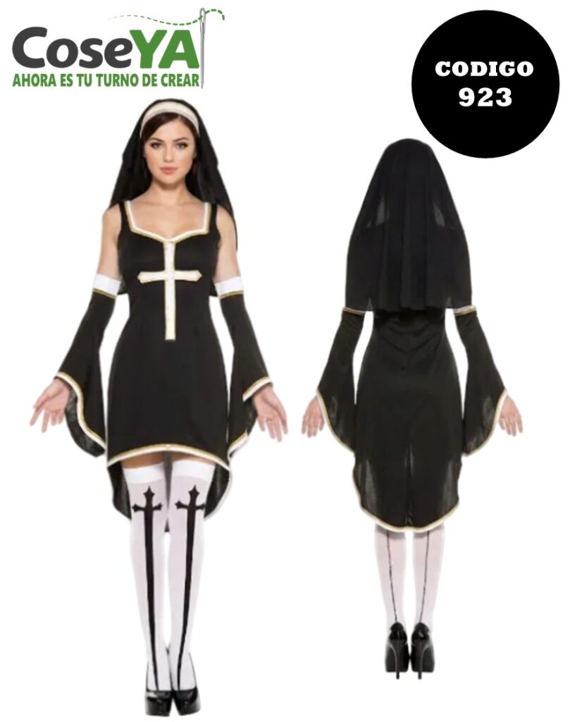 Disfraz 2 Monja Adulta